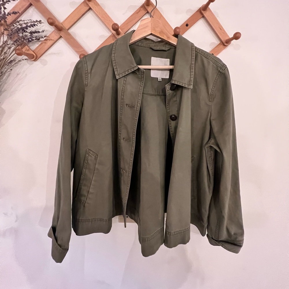 Madewell cropped utility jacket